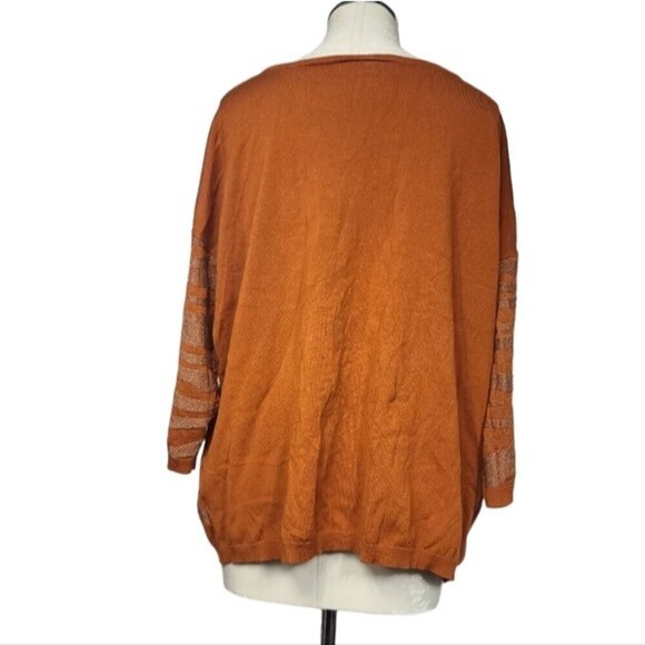 Lane Bryant Shimmer Metallic Sweater 18/20 - Picture 3 of 6